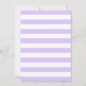 紫色および金ゴールドのスパのSleepoverの誕生会 招待状 (裏面)