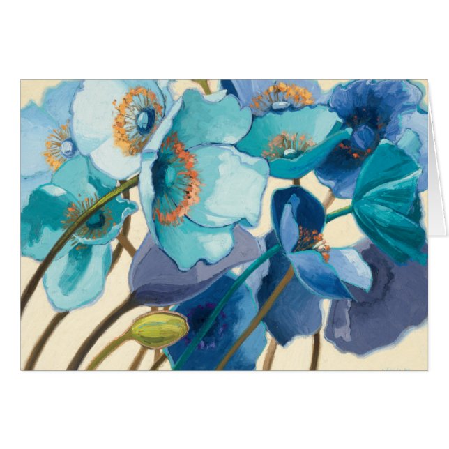 紫色および青の異なった色合いの花 (正面横)