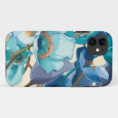 紫色および青の異なった色合いの花 Case-Mate iPhoneケース (裏面(横))