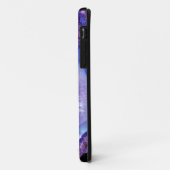 紫色および青のGeode Case-Mate iPhoneケース (裏面/左)
