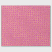 紫色および黄色Bianca ラッピングペーパー (フラット)