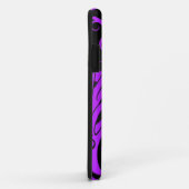 紫色および黒い陰陽フェニックス Case-Mate iPhoneケース (裏面/右)