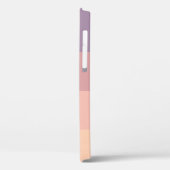 紫色から黄色のカラーパレットモノグラム Case-Mate iPhoneケース (裏面 / 左)