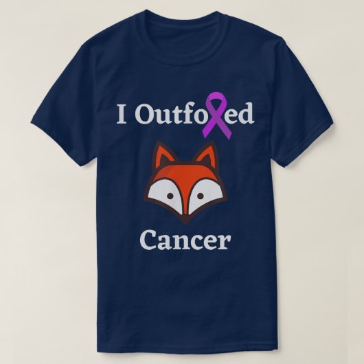 紫色がん生存者ウイルスのリンパ腫認識度 Tシャツ (デザイン正面)