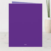 紫色が好きな馬が本当に好き カード (裏面)