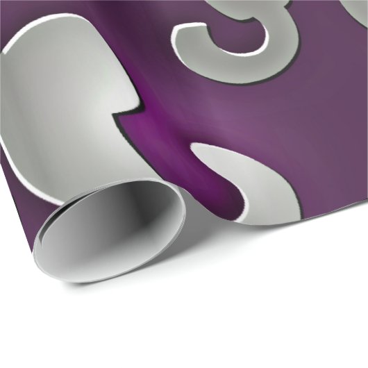 紫色でかわいらしい ラッピングペーパー (ロールコーナー)