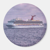 紫色で出荷 マグネット (正面)