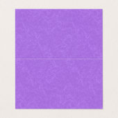 紫色で渦巻き模様のテクスチャー面 名刺 (外部フラット)
