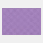 紫色とラベンダーイースターは水色の花を交差 ラッピングペーパーシート (正面2)