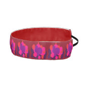 紫色と淡い色の薄暗いピンク色のデザイン アスレチックヘッドバンド (右)