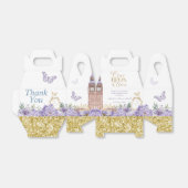 紫色と金ゴールドが一度だけオンに時間プリンセス フェイバーボックス (折り畳みなし)