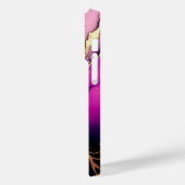 紫色と金ゴールド色で特別に設計された Case-Mate iPhoneケース (裏面 / 左)