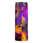 紫色と黄色のバースト タンブラー (裏面)