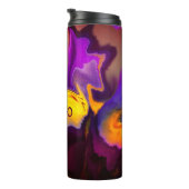 紫色と黄色のバースト タンブラー (回転右)