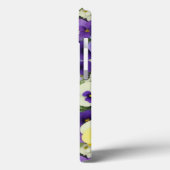 紫色と黄色のパンジーの花の電話ケース Case-Mate iPhoneケース (裏面 / 左)