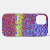 紫色と黄色のモザイクのケース – メイトiPhoneケース Case-Mate iPhoneケース (裏面 (横))