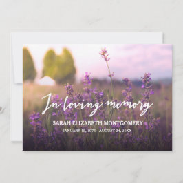 紫色によっては愛情のある記憶の|が開花します 招待状