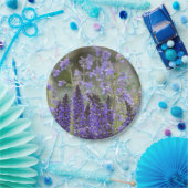 紫色によっては紙皿が開花します ペーパープレート (パーティー)