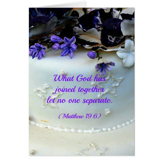 紫色によっては聖書の詩のウエディングケーキが開花します (正面)