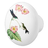 紫色によってThornbillの支持されるハチドリ セラミックノブ (右)