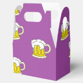 紫色に泡立てたビールカップ フェイバーボックス (オープン)