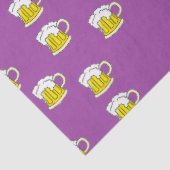 紫色に泡立てたビールカップ 薄葉紙 (詳細)