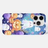 紫色のかわいいハロウィーンiPhone / iPadケース Case-Mate iPhoneケース (裏面 (横))