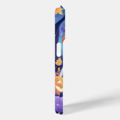 紫色のかわいいハロウィーンiPhone / iPadケース Case-Mate iPhoneケース (裏面 / 右)