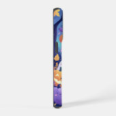 紫色のかわいいハロウィーンiPhone / iPadケース iPhoneケース (右側面)