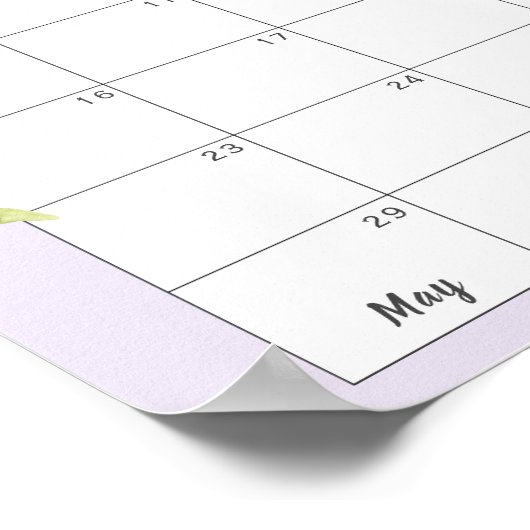 紫色のかわいい動物の女の子のシャワー推理ゲーム ポスター (角)