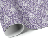 紫色のきらびやかな背景のギンヨウジュ ラッピングペーパー (ロールコーナー)