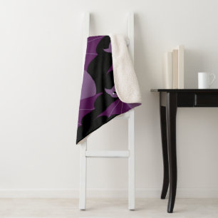 紫色のこうもり シェルパブランケット