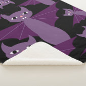 紫色のこうもり シェルパブランケット (3/4)