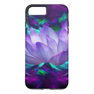 紫色のはすの花および意味 iPhone 8 PLUS/7 PLUSケース