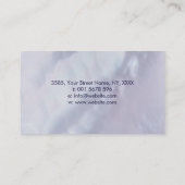 紫色のはすのChoku Reiの記号の記号 名刺 (裏面)