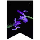 紫色のアイリスのバンティングフラグ バンティングフラッグ (第2の旗)