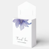 紫色のアイリスの水の結婚色 フェイバーボックス (オープン)