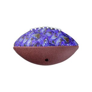 紫色のアイリスの花/傾斜/タイル/ アメリカンフットボール