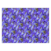 紫色のアイリスの花/傾斜/タイル/ テーブルクロス (正面(横))
