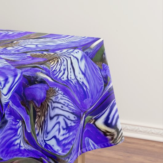 紫色のアイリスの花/傾斜/タイル/ テーブルクロス (インサイチュ)