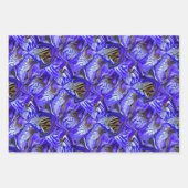 紫色のアイリスの花/傾斜/タイル/ ラッピングペーパーシート (正面2)