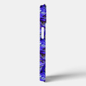 紫色のアイリスの花/傾斜/タイル/ Case-Mate iPhoneケース (裏面 / 右)