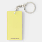 紫色のアイリスキーホルダー キーホルダー (裏面)