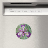 紫色のアイリス磁石 マグネット (インサイチュ (食洗機))