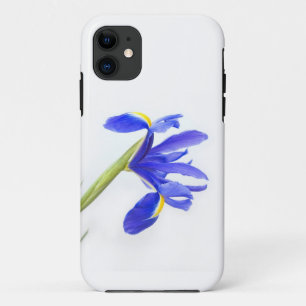 紫色のアイリス花 iPhone 11 ケース