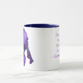 紫色のアイリス マグカップ (中央)