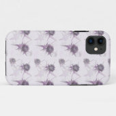 紫色のアザミの自然デザイン Case-Mate iPhoneケース (裏面(横))