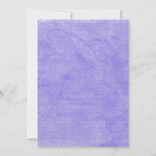 紫色のアジサイのセーブ・ザ・デート案内 セーブザデート (裏面)