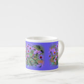 紫色のアスターのエスプレッソマグ エスプレッソカップ (正面右)