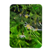 紫色のアスター マグネット (縦)